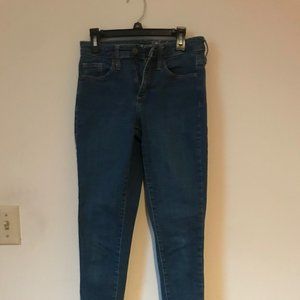 Dark blue skinny jeans from target